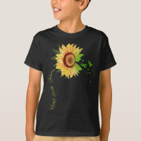 Mental Health Awareness Sunflower Green Ribbon