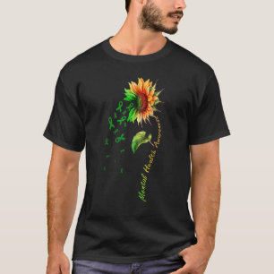 Mental Health Awareness Sunflower T-shirt