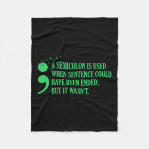 Mental Health Awareness Supporter Graphic Fleece Deken