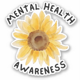 Mental Health Awareness Therapist Cute Sticker