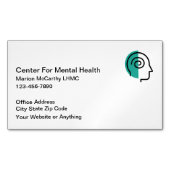 Mental Health Counselor Business Card Magnets (devant)