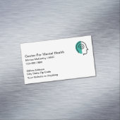 Mental Health Counselor Business Card Magnets (In Situ)