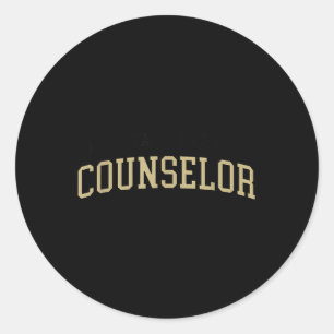 Mental Health Counselor Mental Awareness Therapist Ronde Sticker