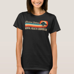 Mental Health Counselor Verjaardag Retro Me T-shirt
