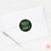 Mental Health Going To Therapy Is Cool Ronde Sticker (Envelop)