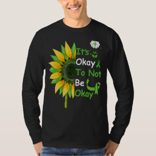 Mental Health Illness Awareness Pin Its Okay To No T-shirt
