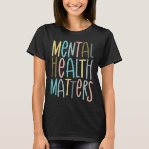 Mental Health Matters Awareness voor Kind Boy Girl T-shirt