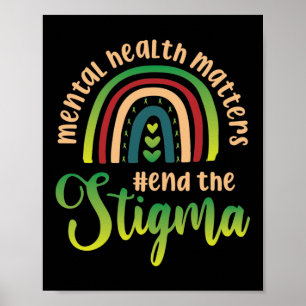 Mental Health Matters Fight Stigma Poster