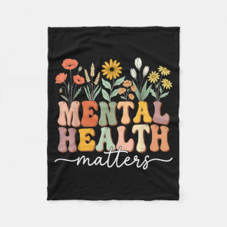Mental Health Matters Human Brain Illness Fleece Deken