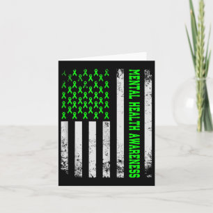 Mental Health S Amerikaanse vlag Geestelijke Gezon Kaart