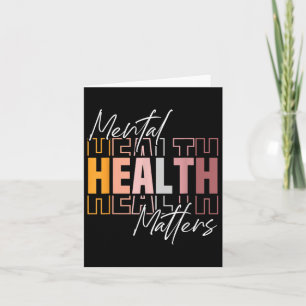 Mental Health S Awareness Month Retro Vintage Kaart