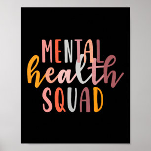 Mental Health Squad beëindigt het stigma Mental He Poster
