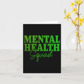 Mental Health Squad Mental Health Awareness Month Kaart (Gele Bloem)