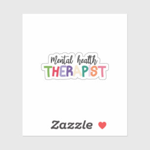 Mental Health Therapist Sticker / Geestelijke Gezo