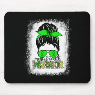 Mental Health Warrior Wanordelijke Knot Mental Hea Muismat