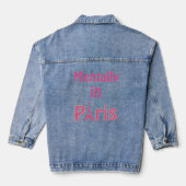 Mental In Paris Denim Veste (Verso)