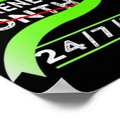 Mentale gezondheidsbewustmakingsmaand mei vecht te poster (Hoek)