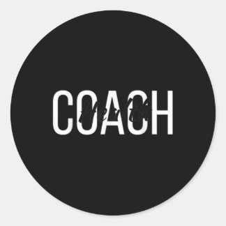 Mentale gezondheidscoach ronde sticker