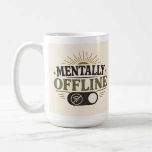 Mentale Offline Retro Introvert Koffiemok