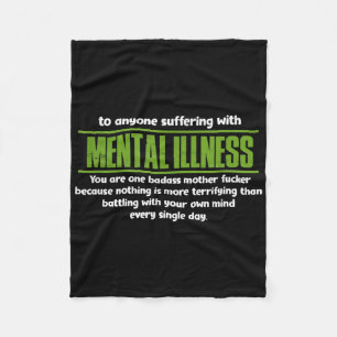 Mentale sensitiviteit fleece deken