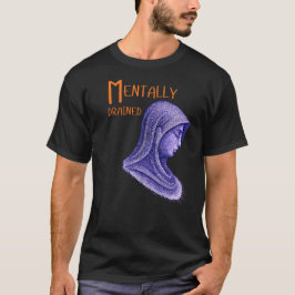 Mentale Uitputting Abstracte Menselijke Illustrati T-shirt