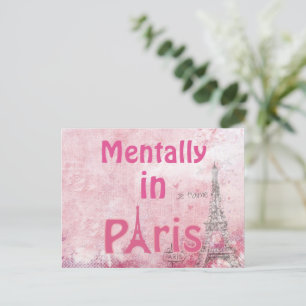 Mentalement à Paris Carte postale