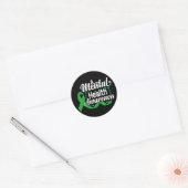 Mentalgezondheidmaand Ronde Sticker (Envelop)