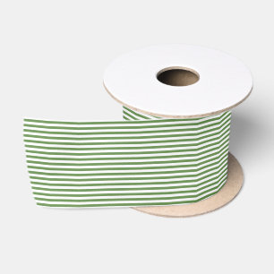 Mentalist Moss Green en White Stripe Pattern Lint