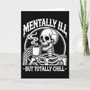 Mentally gestoord maar totaal chill Halloween kost Kaart