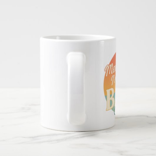 Mentally I’m in Bali – Retro Tropical Mug with Sun (Dos)