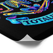 Mentally Ill But Totally Chill Skeleton  Poster (Hoek)