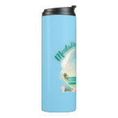 mentally on vacation design thermosbeker (Gedraaid links)