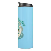 mentally on vacation design thermosbeker (Geroteerd rechts)