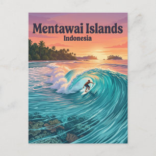 Mentawai-eilanden Indonesië Briefkaart