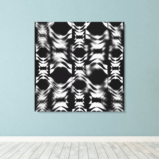 mente em reflexão canvas afdruk (Insitu (Houten vloer))