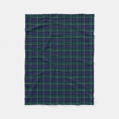 Menteith Scotland District Tartan Fleece Deken (Voorkant)