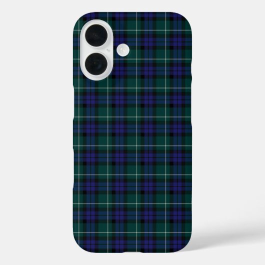 Menteith Scotland Tartan Blue Pset Pattern Case-Mate iPhone Case (Achterkant)