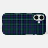 Menteith Scotland Tartan Blue Pset Pattern Case-Mate iPhone Case (Achterkant (horizontaal))