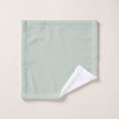 Menthe Green Holly sur Mint Green (Gant de toilette)