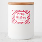 Menthe poivrée Noël Boisson Étiquette de cuisine (Devant)