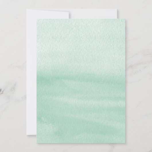 Menthe verte Invitation (Dos)