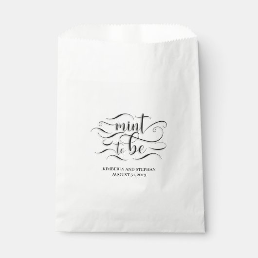 Mention À Être Sacs De Faveur De Mariage (Devant)