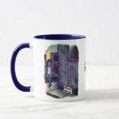 Mention de chats Combo Mug (Gauche)