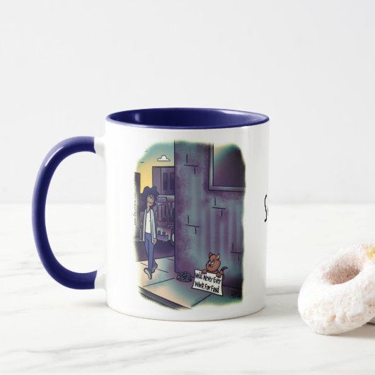 Mention de chats Combo Mug (Avec donut)