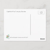 Mentionner votre carte postale (Dos)