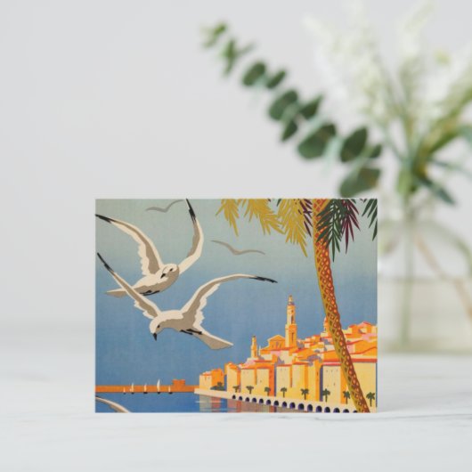  Menton CoTe D'azur Briefkaart (Staand voorkant)