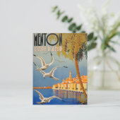  Menton CoTe D'azur Briefkaart (Staand voorkant)