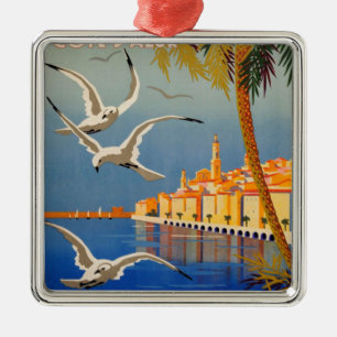 Menton CoTe D'azur Metalen Ornament