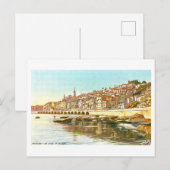 Menton, France, carte postale Vintage (Devant / Derrière)