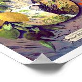 Menton France vintage-reis Poster (Hoek)